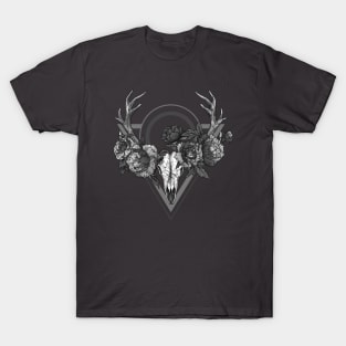 BLOOM - Skull Design | DARK Vintage Urban Style T-Shirt